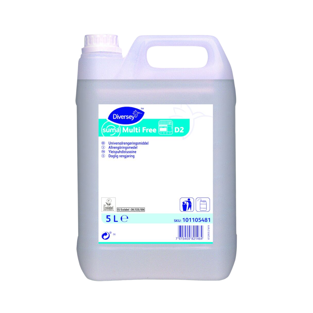 Suma Multi Free D2 2x5 L - Universelt rengøringsmiddel